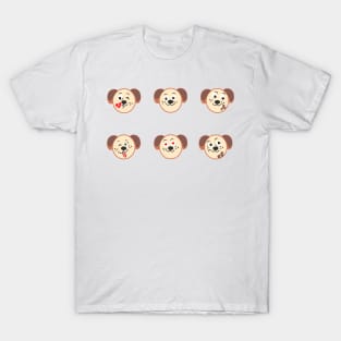 emoji dogs family T-Shirt